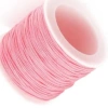 Paraşüt İpi, Bileklik-kolye Örgü İpi 1 Mm 50 Metre Pembe