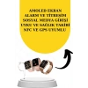 Pembe Amoled Ekran Akıllı Saat 41 Mm + Kablosuz Bluetooth Kulaklık