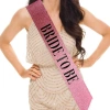 Pink Bride To Be Sash Belt
