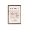 Picasso Ahşap Çerçeveli Tablo 50 x 70