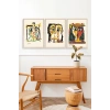 Picasso Üçlü Ahşap Çerçeveli Tablo 30 x 40