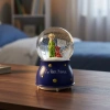 Battery-Powered Lighted Musical Snow Globe – Le Petit Little Prince Figure Fun Desktop Ornament, LED Illuminated Decorative Gift Snow Globe (5365)