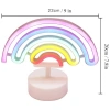 Plastic Rainbow Neon LED Light - Decorative Colorful Desktop and Ambient Lighting (5365)