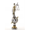 Polyester World Globe Justice Statue Model 1