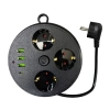 Pratik 3lü Akım Korumalı Priz 16a 4000 Watt 3 Usb Type-c