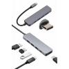 Pratik Dönüştürücü Adaptör Type-c Hdmı Usb 3.0 Macbook