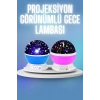 Projeksiyon Gece Lambası Pilli Ve Usb Kablolu (renkli Model)