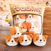 Pudding Peluş Yastık - 8 Mini Peluş - Oyuncaklı Yastık