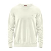%100 Pamuk Bisiklet Yaka Unisex Basic Sweatshirt AUDAX EKRU