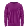%100 Pamuk Bisiklet Yaka Unisex Basic Sweatshirt AUDAX MOR