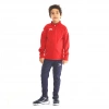 Child Half Zippered Top FUGIO RED