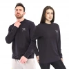 Cotton Basic Sweatshirt OMNIS ANTHRACITE