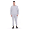 Pamuklu Bisiklet Yaka Basic Sweatshirt PORTA GRİ MELANJ