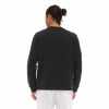 Pamuklu Bisiklet Yaka Basic Sweatshirt PORTA LACİVERT