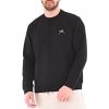 Pamuklu Bisiklet Yaka Basic Sweatshirt PORTA SİYAH