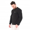 Pamuklu Bisiklet Yaka Basic Sweatshirt PORTA SİYAH