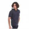 Cotton Hooded Short Sleeve Sweatshirt OCULUS NAVY