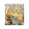 Renkli Ahşap Güneş Sistemi Bul Tak Puzzle