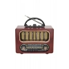 Retro Ahşap Tasarım Bluetooth Radyo 1 Adet