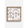 Rüya Kapanı Ahşap Çerçeveli Tablo 50 x 50