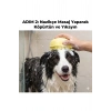 Şampuan Hazneli Kedi Köpek Yıkama Fırçası - Silikon Masaj Tarağı ve Evcil Hayvan Banyo Aparatı