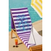 SeaDream Tropikal Desenli Plaj Havlusu 70X140 Cm Çapa