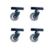 Şeffaf Bilyalı Teker 20x50 18mm 4 Adet