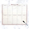 Şeffaf Kendiliğinden Yapışkanlı Kalemli Haftalık Planlayıcı 40cm-50cm (5365)