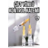 Şeffaf Tornavida Çift Taraflı Elektrik Kontrol Kalemi