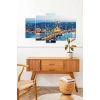 Şehir Manzarası 5 Parçalı Mdf Tablo 60 x 100