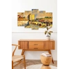 Şehir Manzarası Retro 5 Parçalı Mdf Tablo 60 x 100