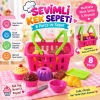 Sevimli Kek Sepeti 1 Adet Şık Tasarım