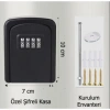 Şifreli Anahtar ve Eşya Saklama Güvenlik Kasası