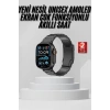 Şık Akıllı Saat 3 Kordonlu Amoled Ekran İle