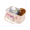 Şık Katlamalı Anne Bebek Organizer 795 Somon Çiçek