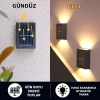 Şık Solar 4 Led Duvar 11 Cm Bahçe Balkon