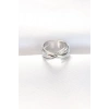 Silver Renk Yüzük - Pratik Tasarım (kalın Model)