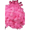 Sıralı Ponpon 1 Metre Pembe