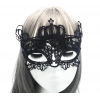 Black Lace Embroidered Ball Mask No. 9