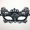 Black Lace Embroidered Ball Mask No. 9