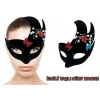 Black Velvet Venice Party Mask