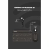 Siyah Kablosuz Klavye Ve Mouse Seti