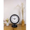 Siyah Metal Retro Masa Saati 25×20 cm