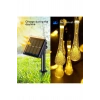 Solar 5 Metre 20 LED Günışığı Damlacık Işıkları, Güneş Enerjili LED Işıklar Dış Mekan