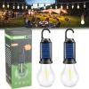 Solar Güneş Enerjili Led Ampul 3 Modlu Uzaktan Kumandalı Solar Camping Lamp (5365)