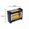 Fireplace Type Heater Stove 1800W