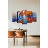 Sonbahar Cadde 5 Parçalı Mdf Tablo 60 x 100