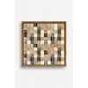 Soyut Ahşap Çerçeveli Tablo 23 x 23