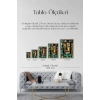 Soyut Ahşap Çerçeveli Tablo 23 x 30