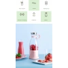 Taşınabilir Blender, Taşınabilir Mini Hızlı Blender 350ml Meyve Sıkacağı Kupası, Kablosuz Şarjlı, Smoothie Milkshake Suyu Bebek Maması için 4 Bıçaklı (5365)